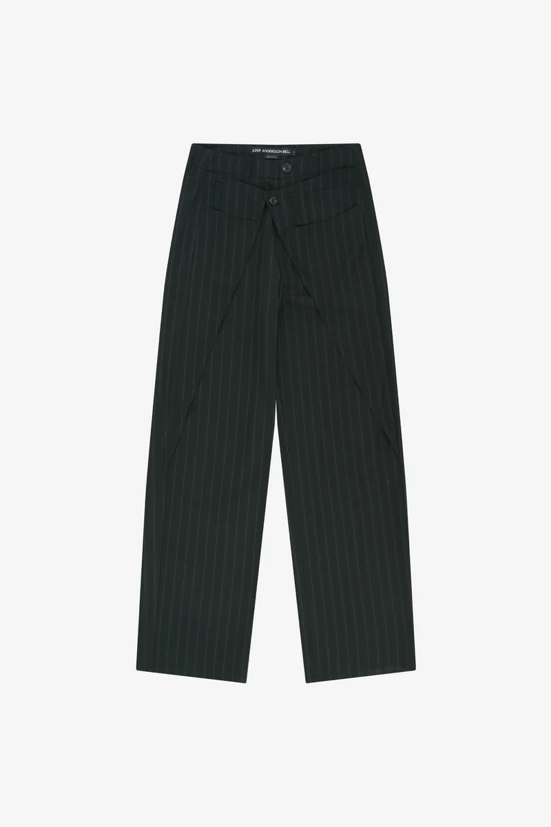 STRIPE WRAP PANTS 7