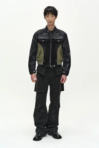 RAPTOR THREE LAYERED WIDE-LEG TROUSERS thumb 1