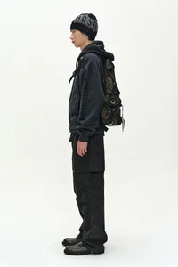 RAPTOR THREE LAYERED WIDE-LEG TROUSERS thumb 3