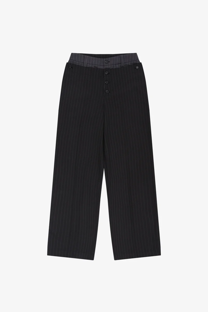 BUTTON-FOLD TROUSERS 5