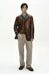 CROSSOVER WIDE-LEG CORDUROY TROUSERS thumb 2