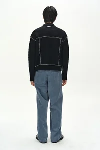 CROSSOVER WIDE-LEG CORDUROY TROUSERS thumb 4