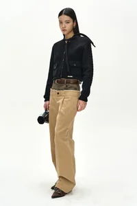 HERRINGBONE-WAIST CORDUROY TROUSERS thumb 3