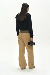 HERRINGBONE-WAIST CORDUROY TROUSERS thumb 4