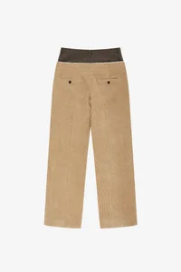 HERRINGBONE-WAIST CORDUROY TROUSERS thumb 9