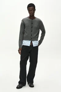 DOUBLE WAIST OXFORD WORK TROUSERS thumb 8