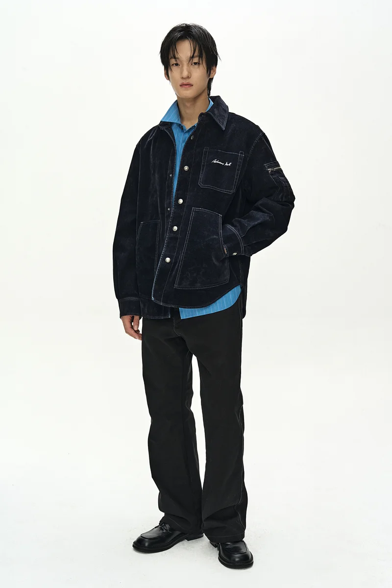 DOUBLE WAIST OXFORD WORK TROUSERS 10