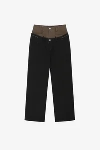 DOUBLE WAIST OXFORD WORK TROUSERS thumb 11