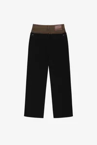 DOUBLE WAIST OXFORD WORK TROUSERS thumb 12