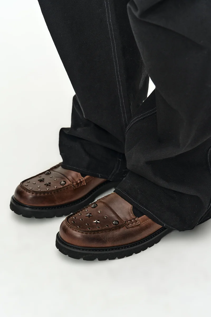 UNISEX VINTAGE WESTERN MARYJANE LOAFERS 6