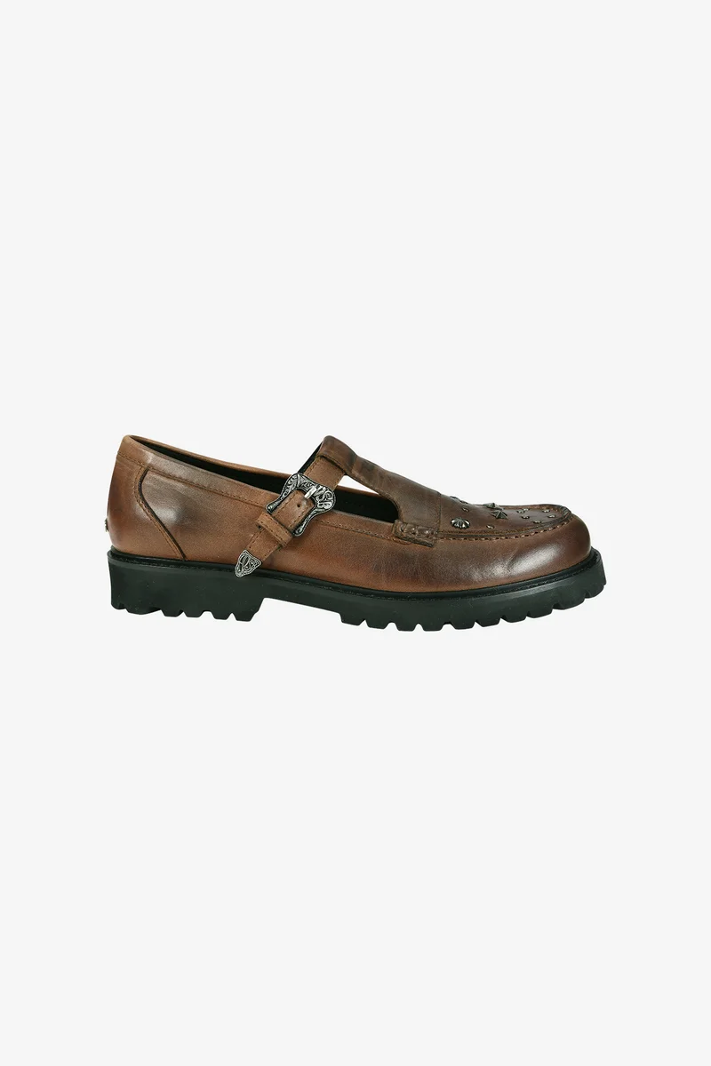 UNISEX VINTAGE WESTERN MARYJANE LOAFERS 9