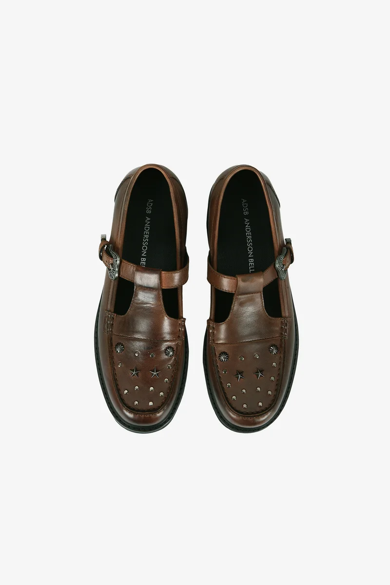 UNISEX VINTAGE WESTERN MARYJANE LOAFERS 10