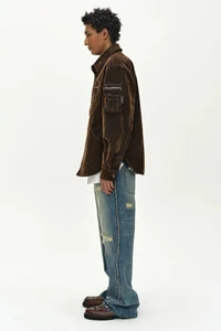 FLOCK VELVET PADDED SHIRT thumb 6