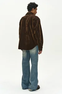 FLOCK VELVET PADDED SHIRT thumb 7