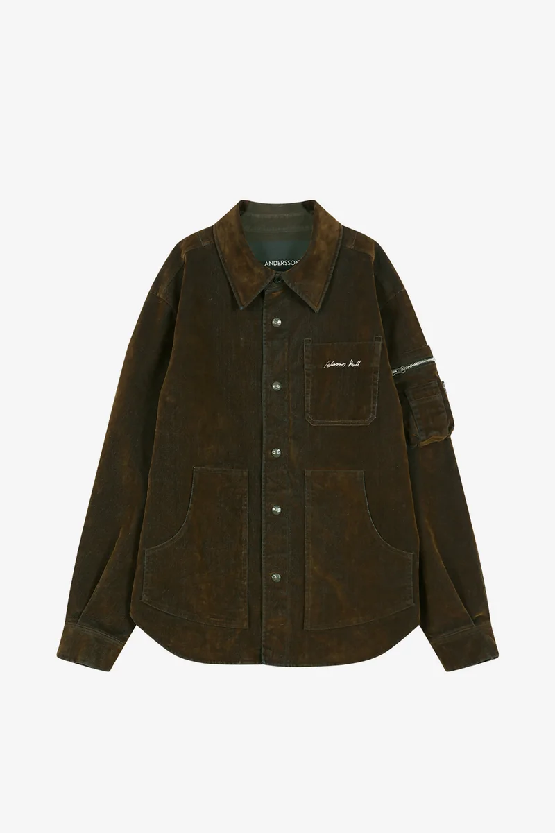FLOCK VELVET PADDED SHIRT 11