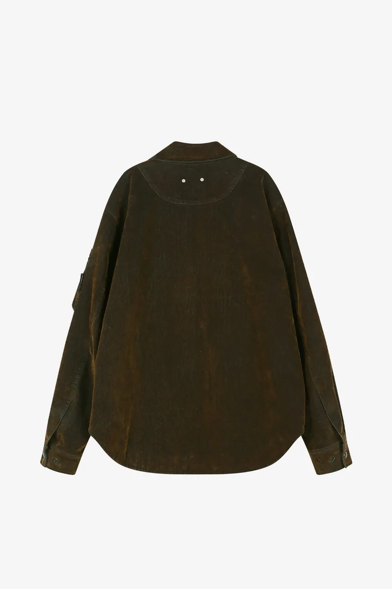 FLOCK VELVET PADDED SHIRT 12
