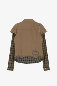 LAYERED STUDDED VEST SHIRT thumb 10