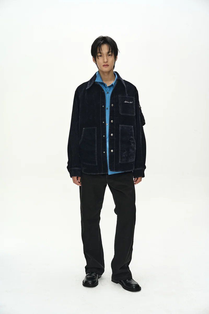 FLOCK VELVET PADDED SHIRT 1