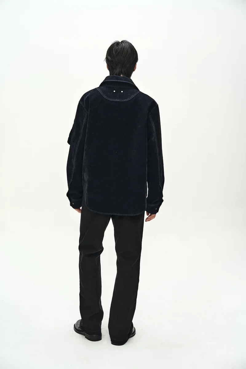 FLOCK VELVET PADDED SHIRT 4