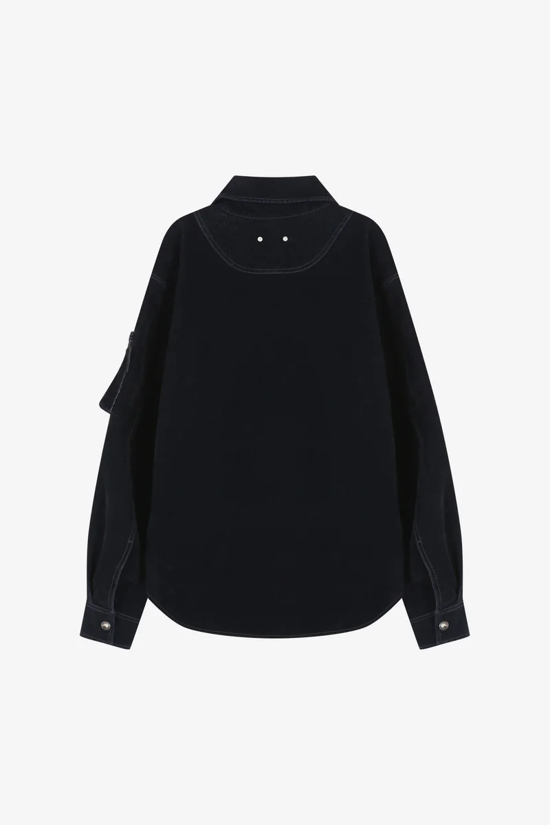 FLOCK VELVET PADDED SHIRT 9