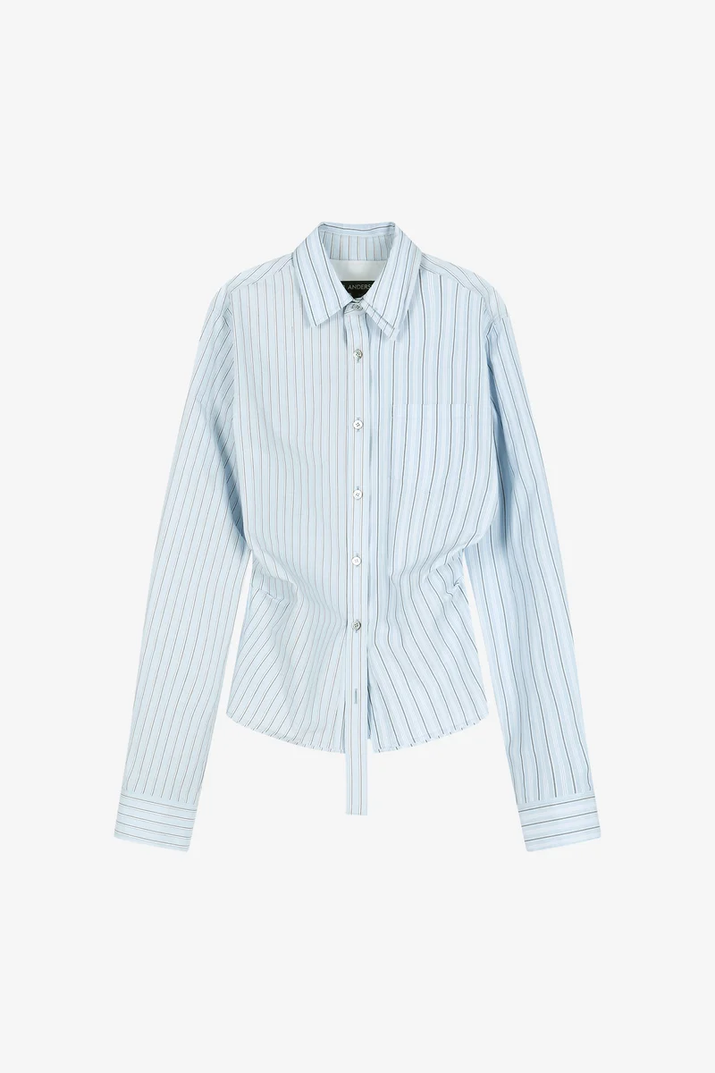 SPLIT-STRIPE CONTOUR SHIRT 9