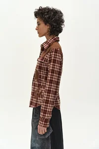 CHECKERED WESTERN PATCHED SHIRT thumb 5