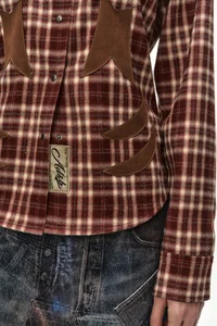 CHECKERED WESTERN PATCHED SHIRT thumb 7
