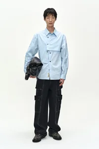 MAEY STRIPE LAYERED SHIRT thumb 1