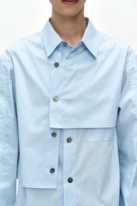 MAEY STRIPE LAYERED SHIRT thumb 6