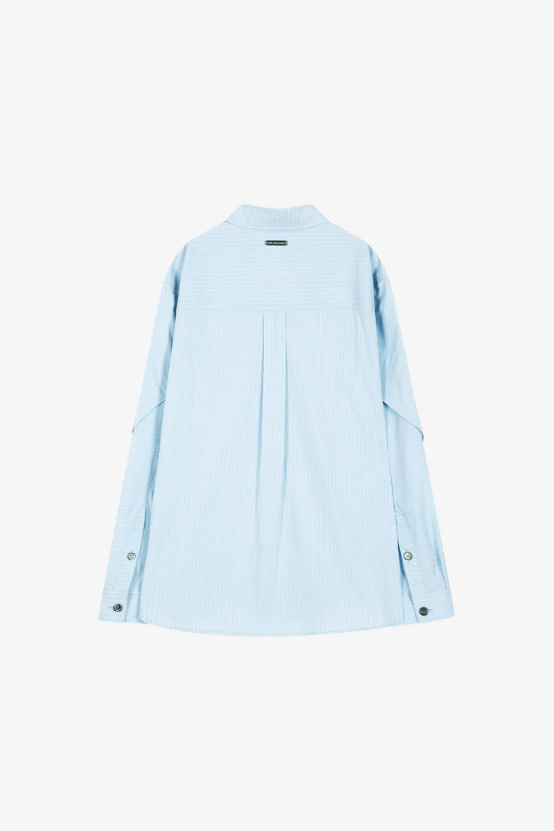 MAEY STRIPE LAYERED SHIRT 11
