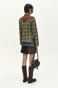 CHECKERED WESTERN PATCHED SHIRT thumb 3