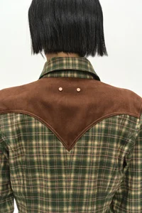 CHECKERED WESTERN PATCHED SHIRT thumb 8