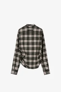 TARTAN SCARF-TIE SHIRT thumb 7