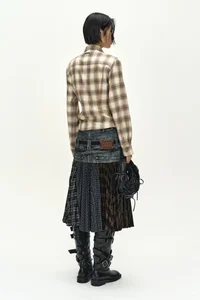 CHECK STUDDED CONTOUR SHIRT thumb 3