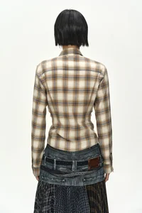 CHECK STUDDED CONTOUR SHIRT thumb 5