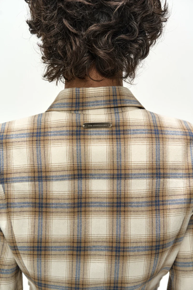CHECK STUDDED CONTOUR SHIRT 7