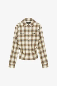 CHECK STUDDED CONTOUR SHIRT thumb 11