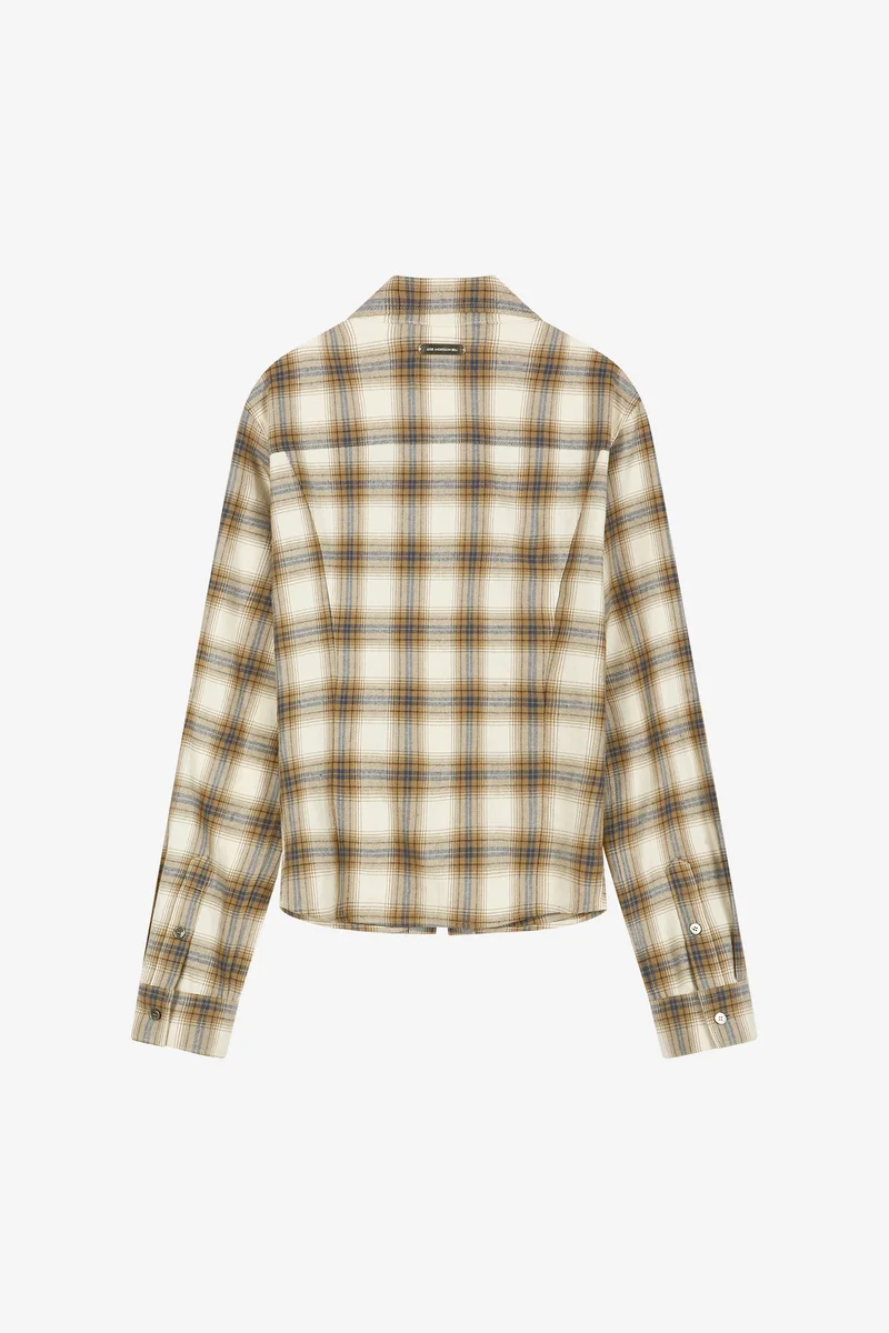 CHECK STUDDED CONTOUR SHIRT 12
