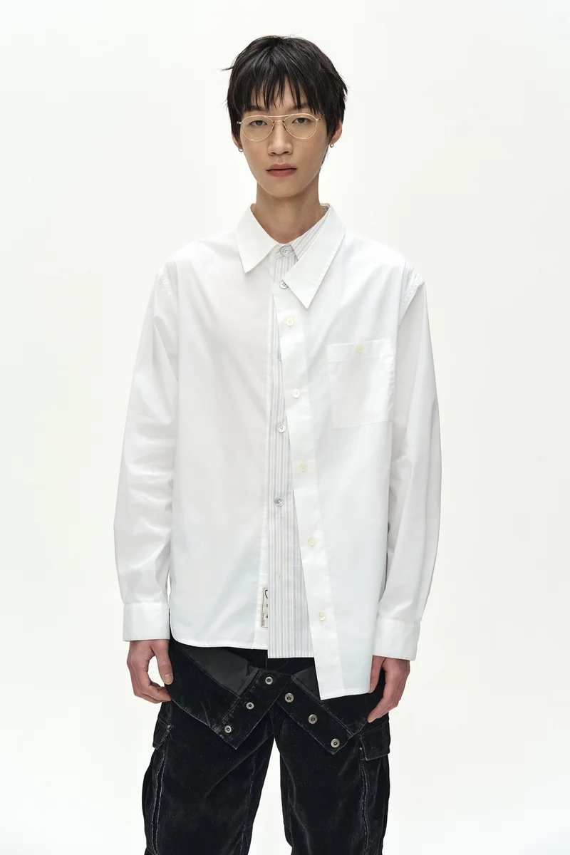 ASYMMETRIC LAYERED SHIRT 4