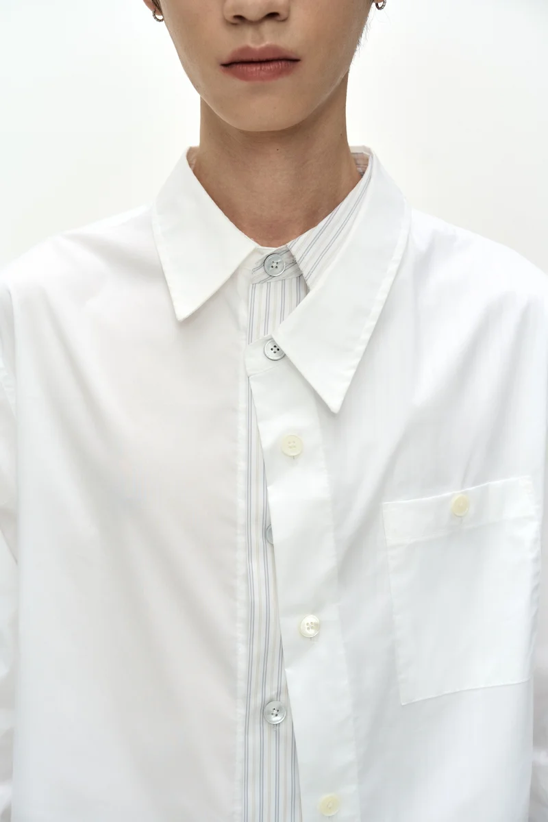 ASYMMETRIC LAYERED SHIRT 5
