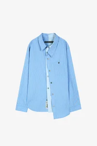 ASYMMETRIC LAYERED SHIRT