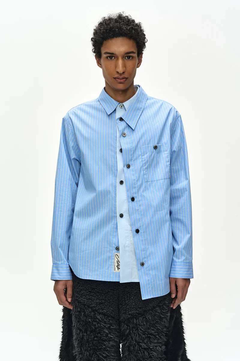 ASYMMETRIC LAYERED SHIRT 4