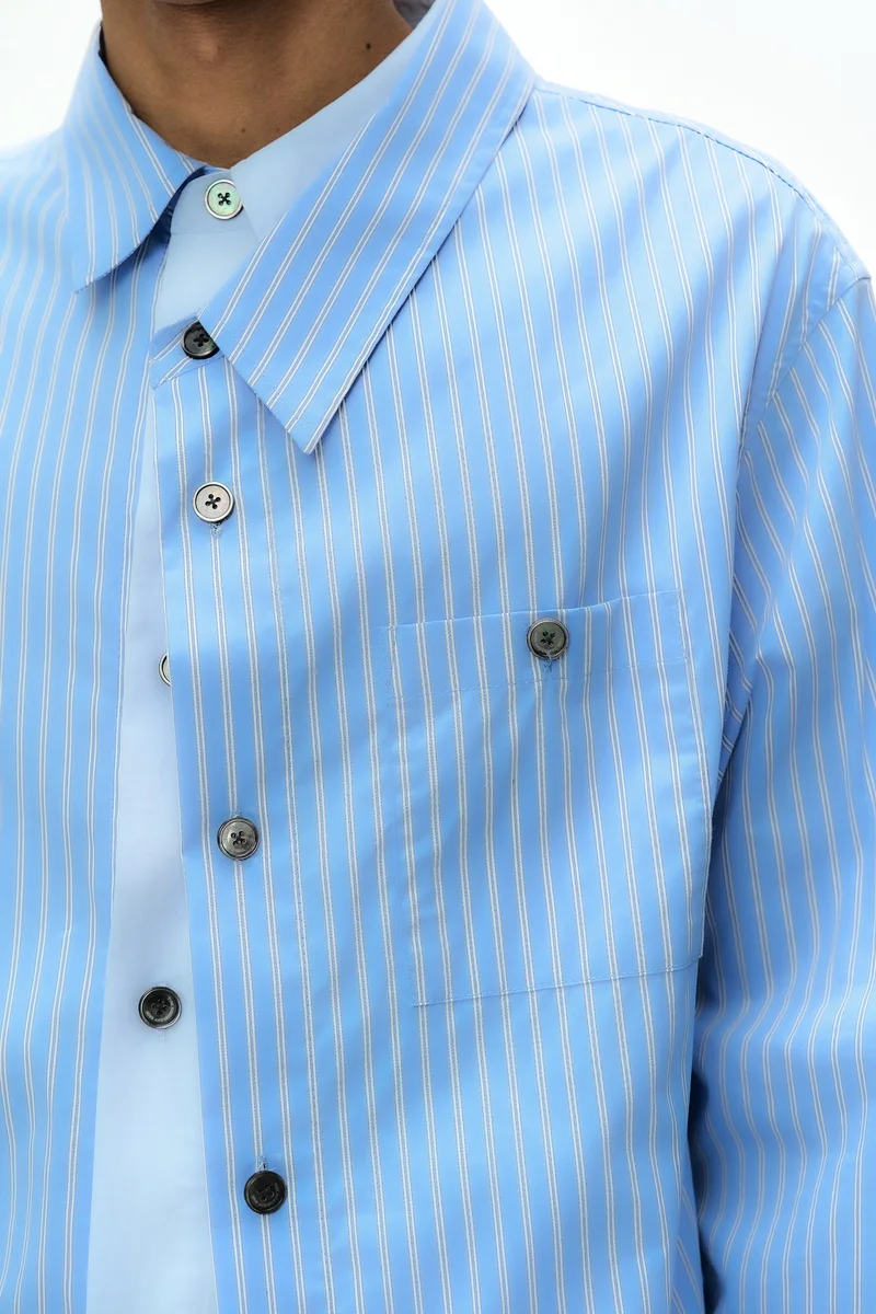 ASYMMETRIC LAYERED SHIRT 5