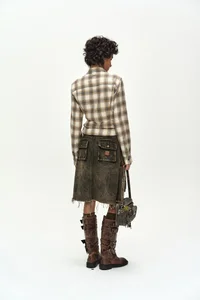 CARGO POCKET WRAP SKIRT thumb 5