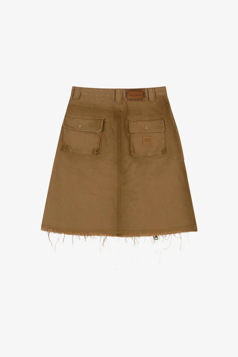 CARGO POCKET WRAP SKIRT 13