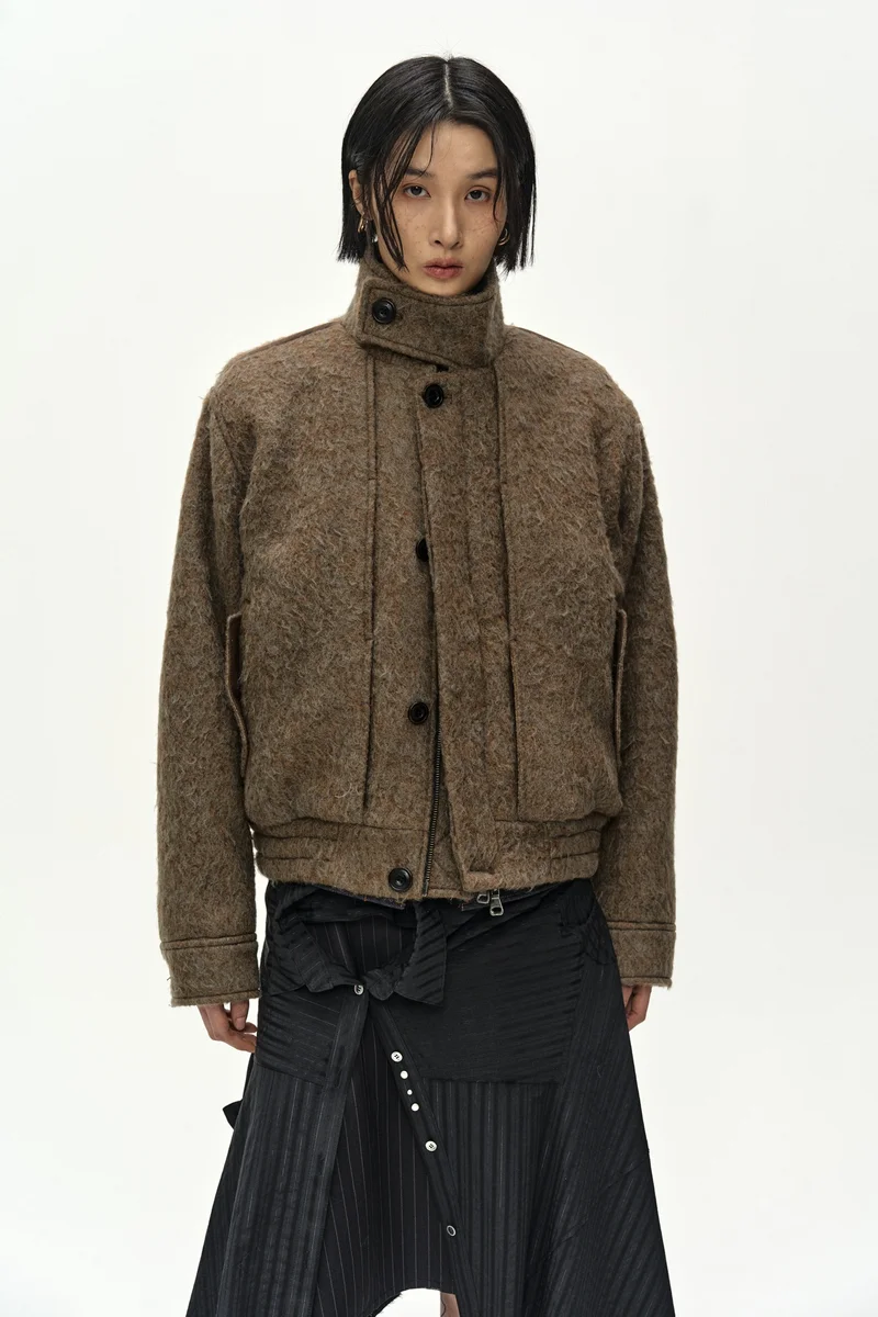 SUE WRAPPED SHIRT ASYMMETRIC SKIRT 7