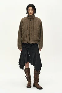 SUE WRAPPED SHIRT ASYMMETRIC SKIRT thumb 8