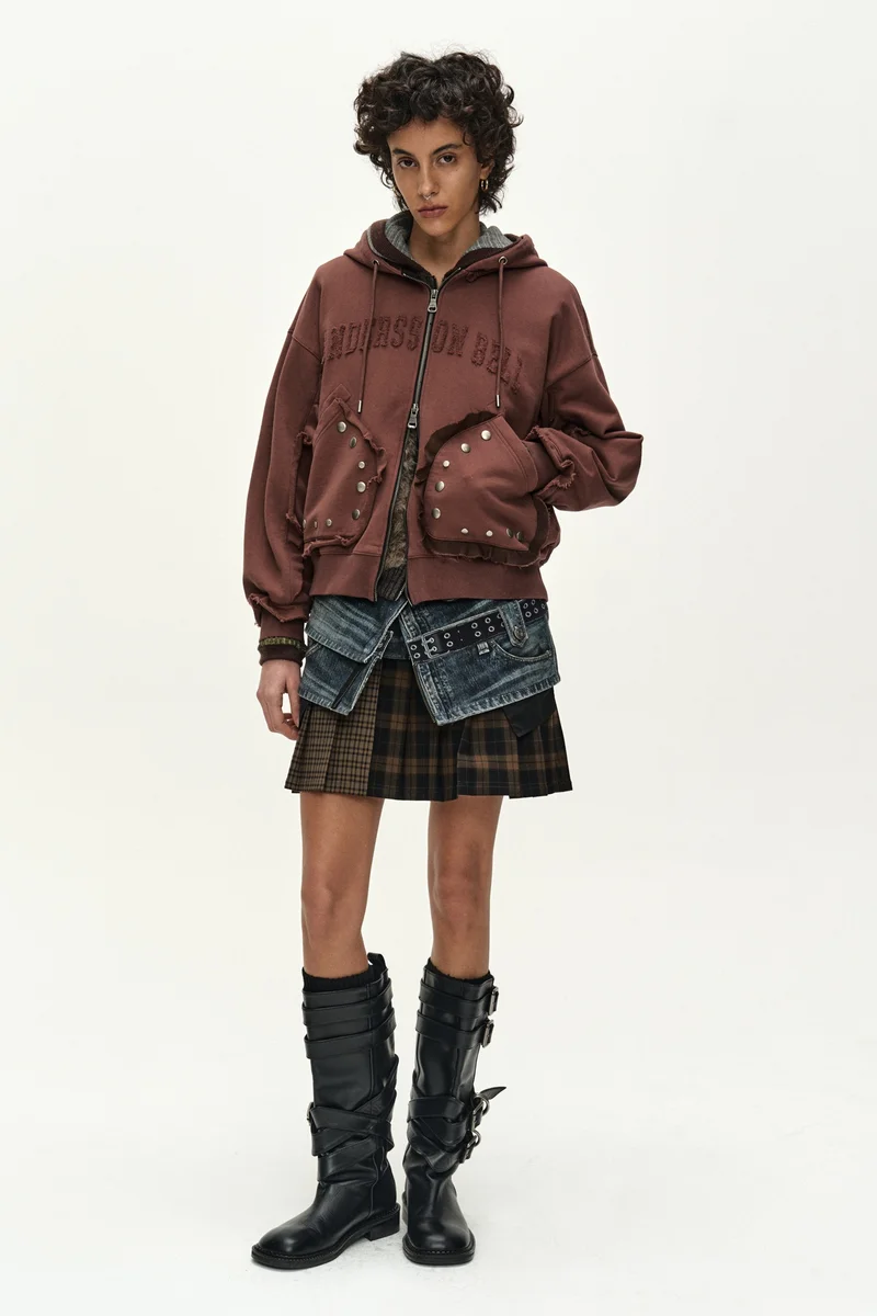 ASYMMETRIC LAYERED WRAP SKIRT 3