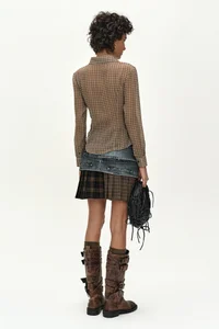 ASYMMETRIC LAYERED WRAP SKIRT thumb 5