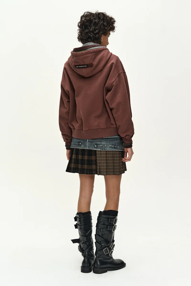 DOUBLE BELT PRINTED MINI SKIRT 3